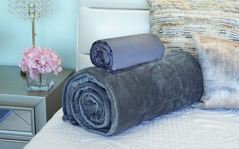 Sweet zzz organic bamboo weighted blanket hot sale