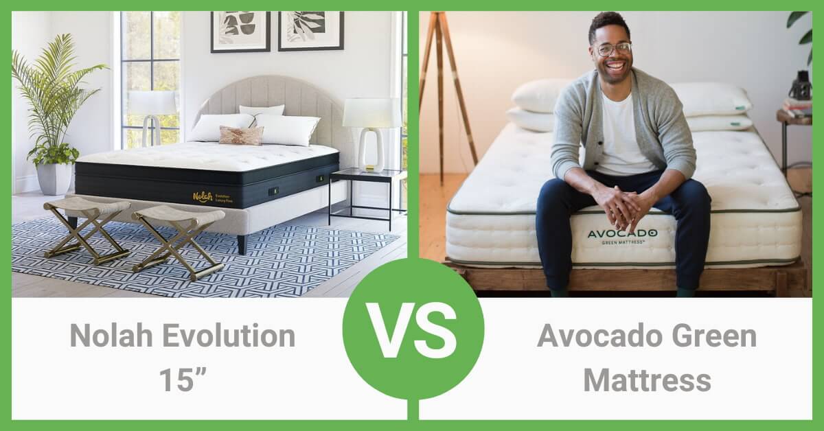 Nolah Evolution 15” vs. Avocado Green Mattress: A Comprehensive Comparison